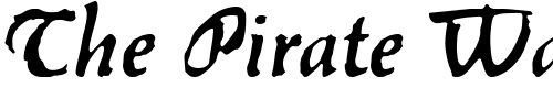 Font : JuliaBecker Custom Text : The Pirate Way Test your own text here Click to download or to view this font on a tshirt that can be custom printed in Bali