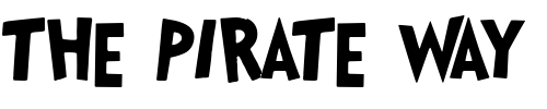 Font : Jumping-Bean Custom Text : The Pirate Way Test your own text here Click to download or to view this font on a tshirt that can be custom printed in Bali