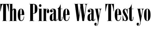 Font : June-15-Normal Custom Text : The Pirate Way Test your own text here Click to download or to view this font on a tshirt that can be custom printed in Bali