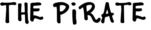 Font : Junior-Star Custom Text : The Pirate Way Test your own text here Click to download or to view this font on a tshirt that can be custom printed in Bali