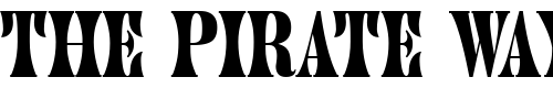 Font : Juniper Custom Text : The Pirate Way Test your own text here Click to download or to view this font on a tshirt that can be custom printed in Bali