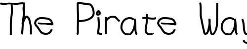 Font : Junkyard Custom Text : The Pirate Way Test your own text here Click to download or to view this font on a tshirt that can be custom printed in Bali