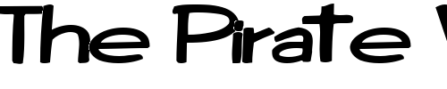 Font : JurasakiFontBold83-Bold Custom Text : The Pirate Way Test your own text here Click to download or to view this font on a tshirt that can be custom printed in Bali