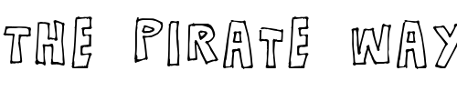 Font : Just-a-dream-Hollow Custom Text : The Pirate Way Test your own text here Click to download or to view this font on a tshirt that can be custom printed in Bali