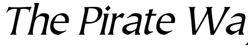 Font : JusticeSystem-Italic Custom Text : The Pirate Way Test your own text here Click to download or to view this font on a tshirt that can be custom printed in Bali