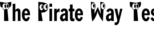 Font : KAHorribleSquish Custom Text : The Pirate Way Test your own text here Click to download or to view this font on a tshirt that can be custom printed in Bali