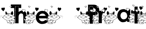 Font : KATZCATZ_KG Custom Text : The Pirate Way Test your own text here Click to download or to view this font on a tshirt that can be custom printed in Bali