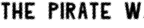 Font : KLONP Custom Text : The Pirate Way Test your own text here Click to download or to view this font on a tshirt that can be custom printed in Bali