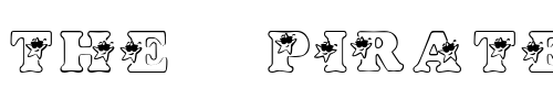 Font : KR-Hip-Star Custom Text : The Pirate Way Test your own text here Click to download or to view this font on a tshirt that can be custom printed in Bali