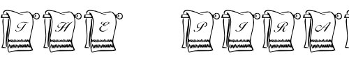 Font : KR-His-N-Hers Custom Text : The Pirate Way Test your own text here Click to download or to view this font on a tshirt that can be custom printed in Bali