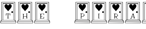 Font : KR-Home-Is-Where-The-Heart-Is Custom Text : The Pirate Way Test your own text here Click to download or to view this font on a tshirt that can be custom printed in Bali