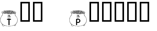 Font : KR-Pot-O--Gold Custom Text : The Pirate Way Test your own text here Click to download or to view this font on a tshirt that can be custom printed in Bali