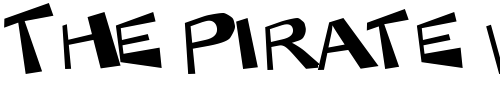 Font : KaBlam Custom Text : The Pirate Way Test your own text here Click to download or to view this font on a tshirt that can be custom printed in Bali