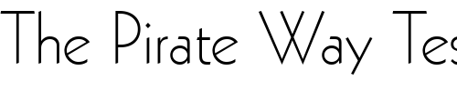 Font : Kabel-LT-Light Custom Text : The Pirate Way Test your own text here Click to download or to view this font on a tshirt that can be custom printed in Bali