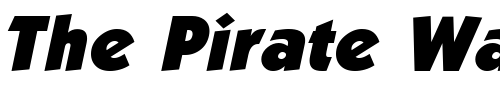 Font : KabobBlack-Italic Custom Text : The Pirate Way Test your own text here Click to download or to view this font on a tshirt that can be custom printed in Bali