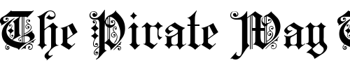Font : Kaiserzeit-Gotisch Custom Text : The Pirate Way Test your own text here Click to download or to view this font on a tshirt that can be custom printed in Bali