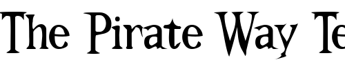Font : Kallamar-Stout Custom Text : The Pirate Way Test your own text here Click to download or to view this font on a tshirt that can be custom printed in Bali