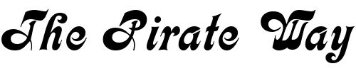 Font : Kalligraphia Custom Text : The Pirate Way Test your own text here Click to download or to view this font on a tshirt that can be custom printed in Bali