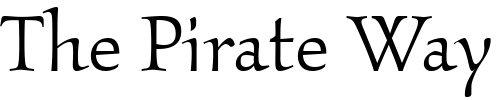 Font : KallosITC-TT-Book Custom Text : The Pirate Way Test your own text here Click to download or to view this font on a tshirt that can be custom printed in Bali
