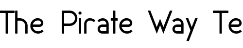 Font : Kalos-Sans-Book Custom Text : The Pirate Way Test your own text here Click to download or to view this font on a tshirt that can be custom printed in Bali