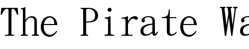 Font : KanTingLiu Custom Text : The Pirate Way Test your own text here Click to download or to view this font on a tshirt that can be custom printed in Bali