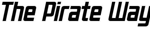 Font : Kanal-NormalItalic Custom Text : The Pirate Way Test your own text here Click to download or to view this font on a tshirt that can be custom printed in Bali