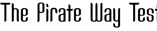 Font : Kandide Custom Text : The Pirate Way Test your own text here Click to download or to view this font on a tshirt that can be custom printed in Bali