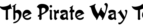 Font : KaravanDisplaySSK Custom Text : The Pirate Way Test your own text here Click to download or to view this font on a tshirt that can be custom printed in Bali