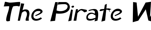 Font : KaronSSK-Italic Custom Text : The Pirate Way Test your own text here Click to download or to view this font on a tshirt that can be custom printed in Bali