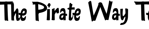 Font : KentuckyFriedChickenFont Custom Text : The Pirate Way Test your own text here Click to download or to view this font on a tshirt that can be custom printed in Bali