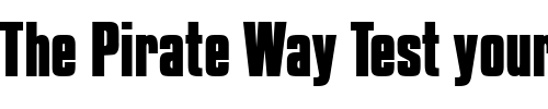 Font : Kenyan-Coffee Custom Text : The Pirate Way Test your own text here Click to download or to view this font on a tshirt that can be custom printed in Bali