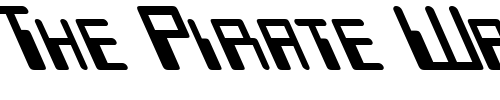 Font : Keypunch-Leftie Custom Text : The Pirate Way Test your own text here Click to download or to view this font on a tshirt that can be custom printed in Bali