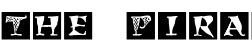 Font : KigaliBlock Custom Text : The Pirate Way Test your own text here Click to download or to view this font on a tshirt that can be custom printed in Bali