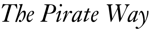 Font : Kis-Italic-BT Custom Text : The Pirate Way Test your own text here Click to download or to view this font on a tshirt that can be custom printed in Bali