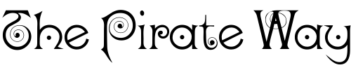 Font : Kisstelle Custom Text : The Pirate Way Test your own text here Click to download or to view this font on a tshirt that can be custom printed in Bali