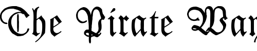 Font : Kleist-FrakturZierbuchstaben Custom Text : The Pirate Way Test your own text here Click to download or to view this font on a tshirt that can be custom printed in Bali