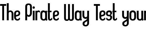 Font : Kleptocracy-Condensed-Light Custom Text : The Pirate Way Test your own text here Click to download or to view this font on a tshirt that can be custom printed in Bali