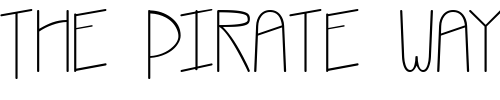 Font : KneeblsThin Custom Text : The Pirate Way Test your own text here Click to download or to view this font on a tshirt that can be custom printed in Bali