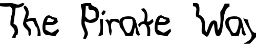 Font : Knocked-Around Custom Text : The Pirate Way Test your own text here Click to download or to view this font on a tshirt that can be custom printed in Bali