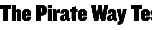 Font : Knockout-HTF90-UltmtWelterwt Custom Text : The Pirate Way Test your own text here Click to download or to view this font on a tshirt that can be custom printed in Bali