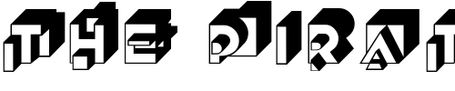 Font : Knockout-Initials Custom Text : The Pirate Way Test your own text here Click to download or to view this font on a tshirt that can be custom printed in Bali