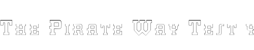 Font : KnomenOutlineCondensed Custom Text : The Pirate Way Test your own text here Click to download or to view this font on a tshirt that can be custom printed in Bali
