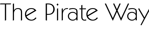 Font : Koblenz-Serial-ExtraLight-Regular Custom Text : The Pirate Way Test your own text here Click to download or to view this font on a tshirt that can be custom printed in Bali