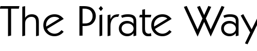 Font : Koblenz-Serial-Light-Regular Custom Text : The Pirate Way Test your own text here Click to download or to view this font on a tshirt that can be custom printed in Bali