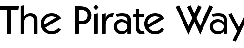 Font : Koblenz-Serial-Regular Custom Text : The Pirate Way Test your own text here Click to download or to view this font on a tshirt that can be custom printed in Bali