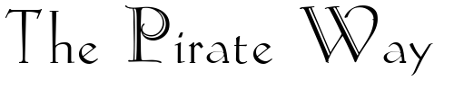 Font : Koch-Antiqua-Zier Custom Text : The Pirate Way Test your own text here Click to download or to view this font on a tshirt that can be custom printed in Bali