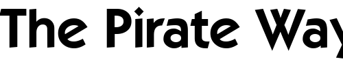 Font : KochModernDemi-Regular Custom Text : The Pirate Way Test your own text here Click to download or to view this font on a tshirt that can be custom printed in Bali