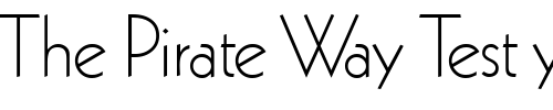 Font : KochOriginalLight-Regular Custom Text : The Pirate Way Test your own text here Click to download or to view this font on a tshirt that can be custom printed in Bali