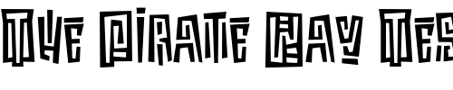 Font : KokoaITC Custom Text : The Pirate Way Test your own text here Click to download or to view this font on a tshirt that can be custom printed in Bali
