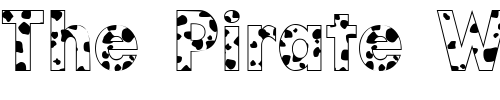 Font : KolSpotted Custom Text : The Pirate Way Test your own text here Click to download or to view this font on a tshirt that can be custom printed in Bali